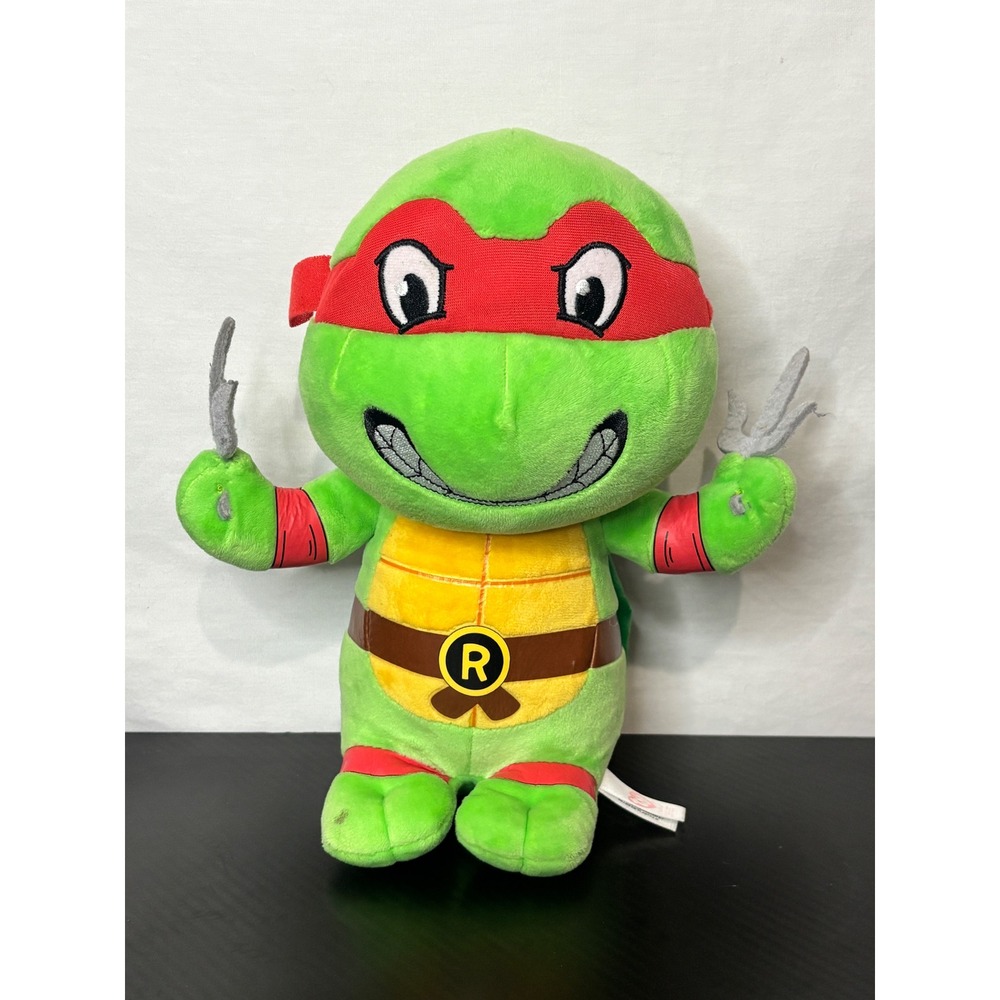 Ty Beanie Ballz Raphael TMNT Teenage Mutant Ninja Turtles Plush Red Mask 8 inch